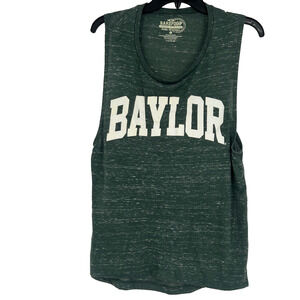 NEW Baylor Womens Tank Top Heather Green Baylor University Sleeveless Size Xl